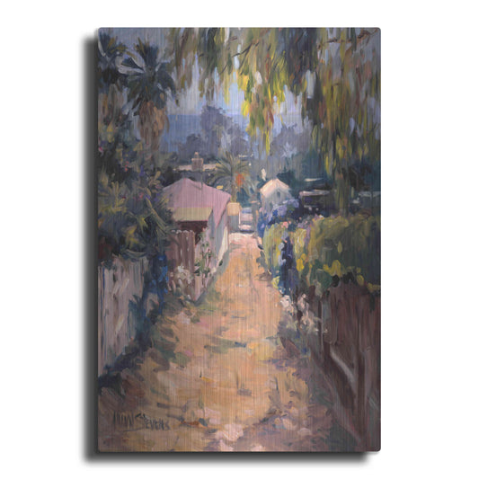 Luxe Metal Art 'Coastal Path' by Allayn Stevens, Metal Wall Art