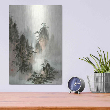 Luxe Metal Art 'Qi' by River Han, Metal Wall Art,12x16