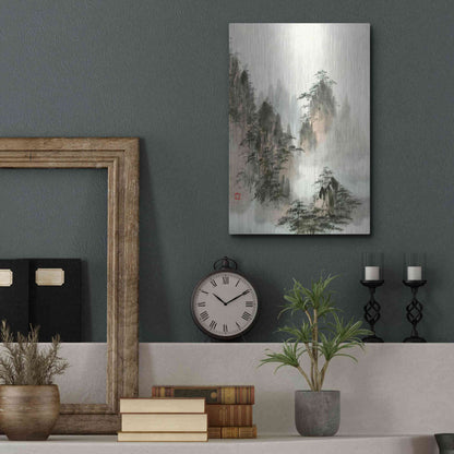 Luxe Metal Art 'Qi' by River Han, Metal Wall Art,12x16
