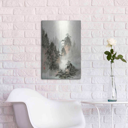 Luxe Metal Art 'Qi' by River Han, Metal Wall Art,16x24