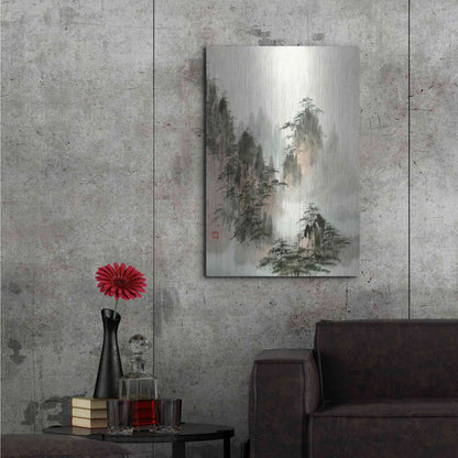 Luxe Metal Art 'Qi' by River Han, Metal Wall Art,24x36
