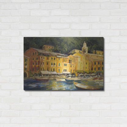 Luxe Metal Art 'Lake Como Hotel' by Allayn Stevens, Metal Wall Art,36x24