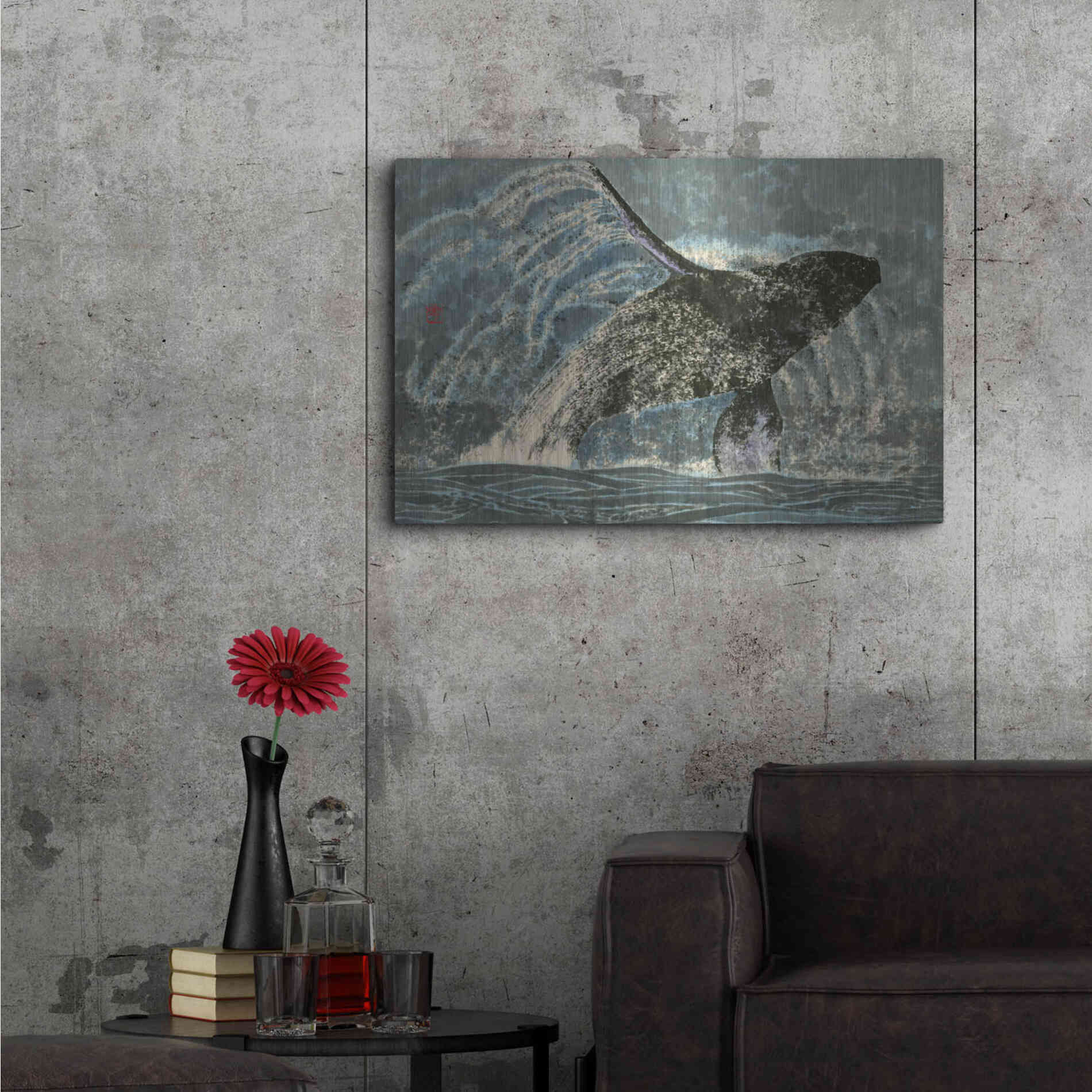 Luxe Metal Art 'Pure' by River Han, Metal Wall Art,36x24