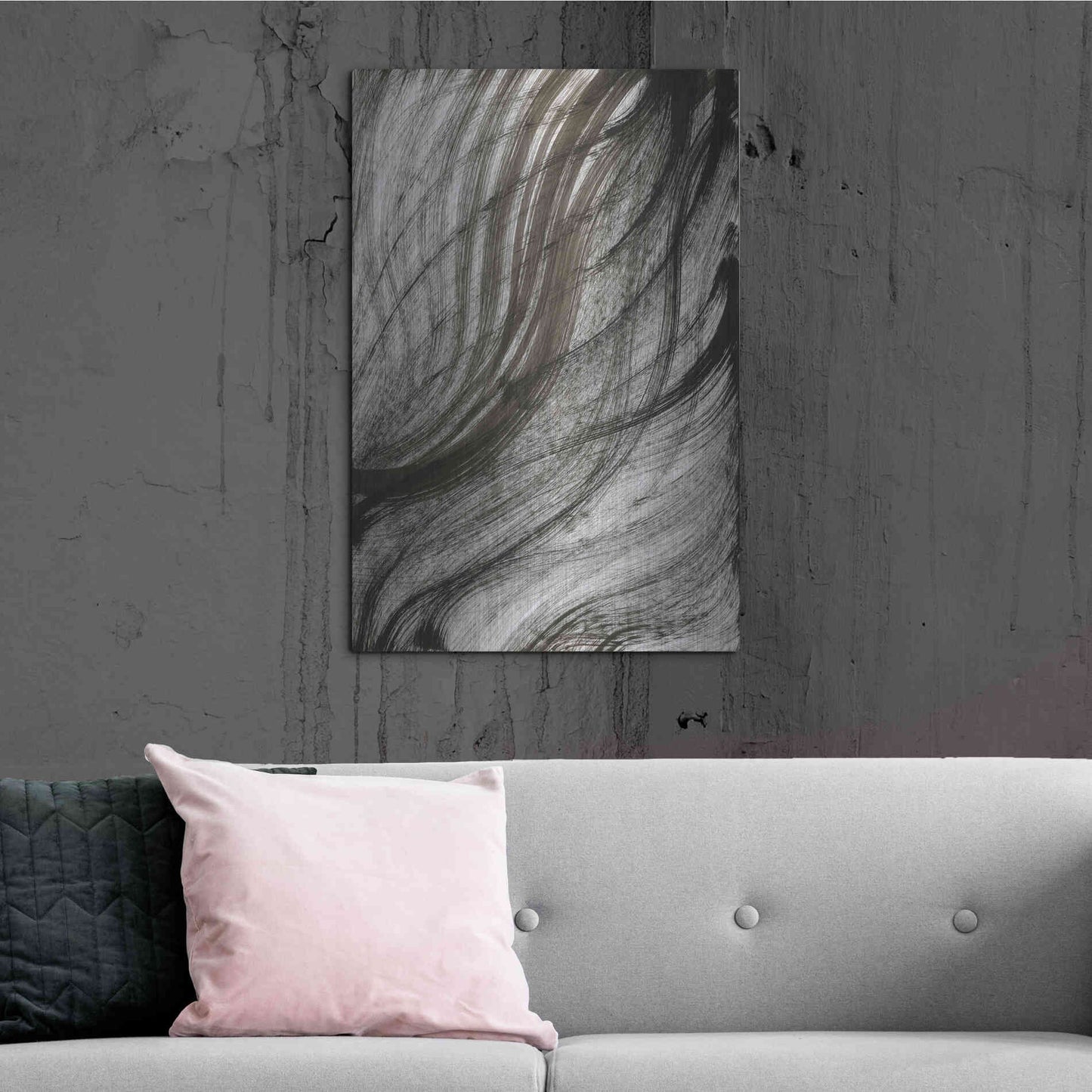 Luxe Metal Art 'Sandstorm' Metal Wall Art,24x36