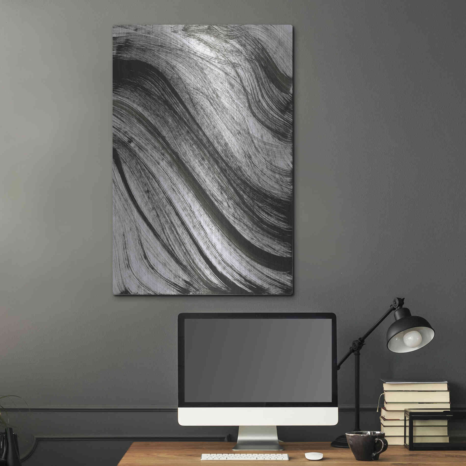 Luxe Metal Art 'Avalanche' Metal Wall Art,24x36