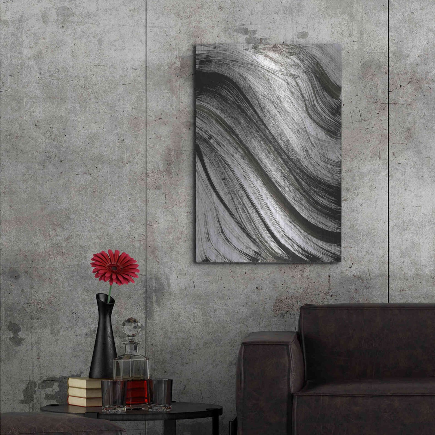 Luxe Metal Art 'Avalanche' Metal Wall Art,24x36