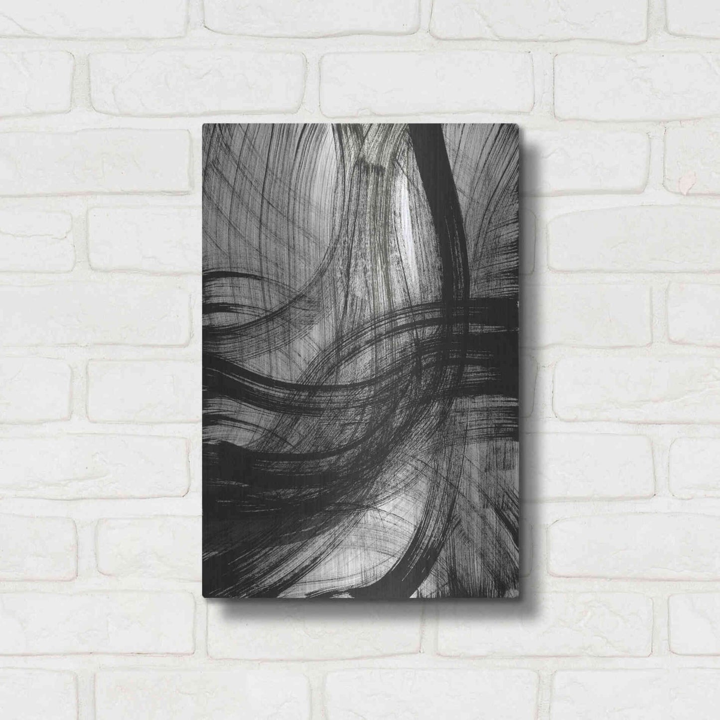 Luxe Metal Art 'Hurricane' Metal Wall Art,12x16