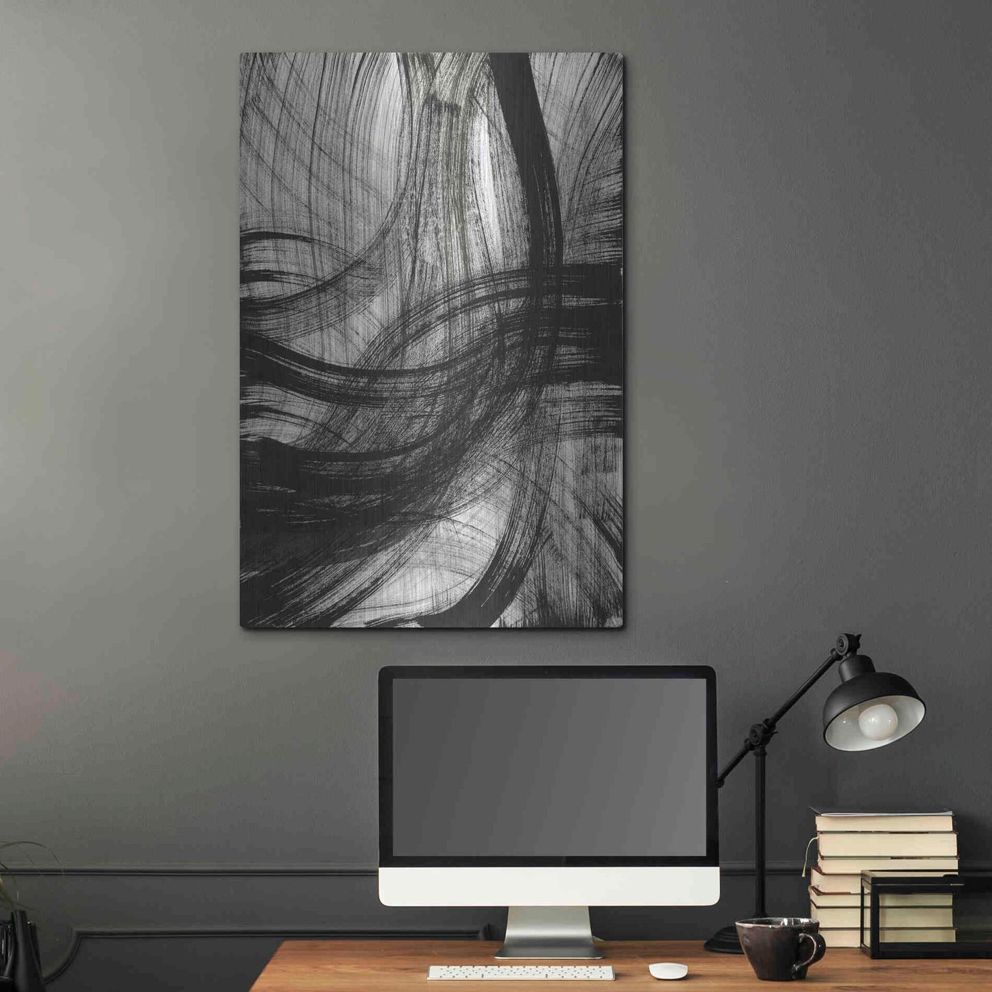 Luxe Metal Art 'Hurricane' Metal Wall Art,24x36