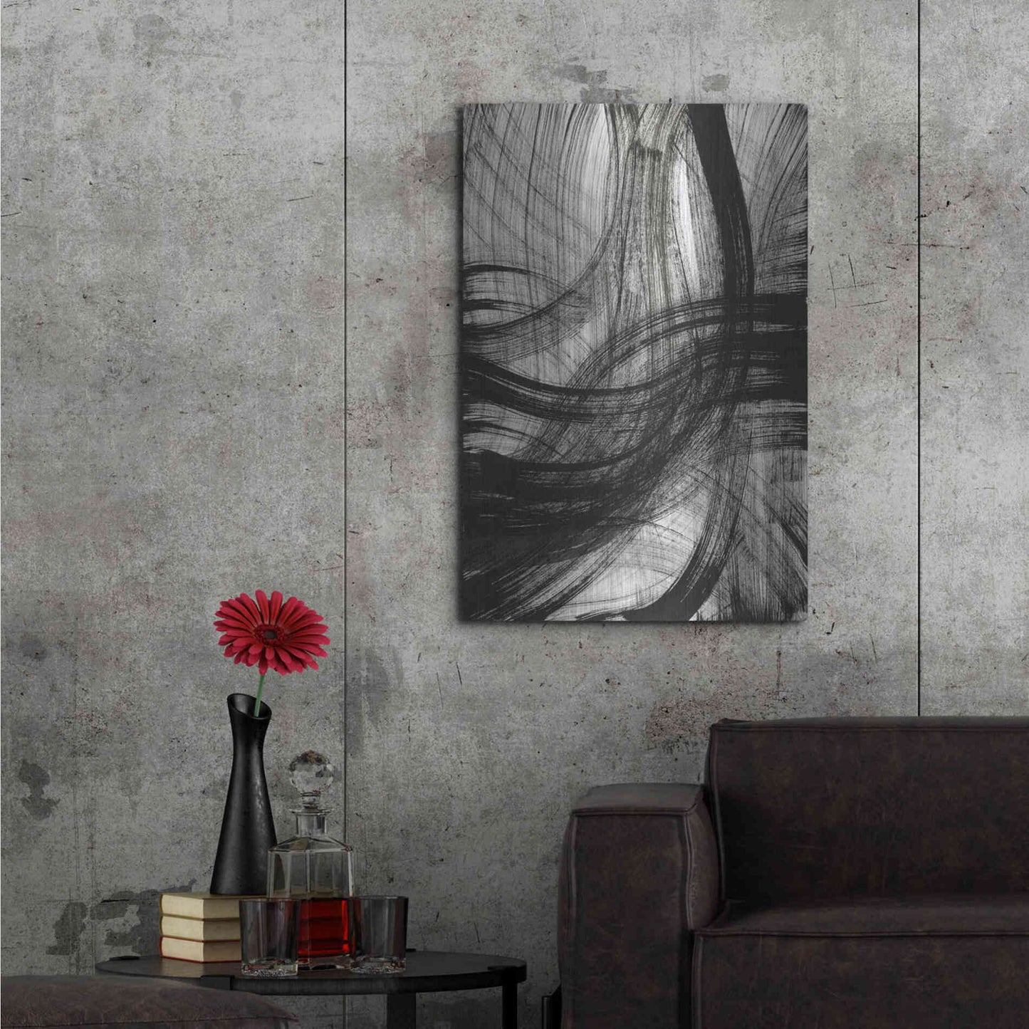 Luxe Metal Art 'Hurricane' Metal Wall Art,24x36