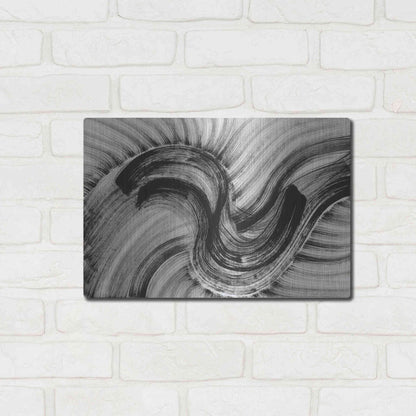 Luxe Metal Art 'Cyclone' Metal Wall Art,16x12