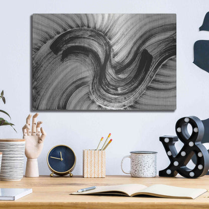 Luxe Metal Art 'Cyclone' Metal Wall Art,16x12