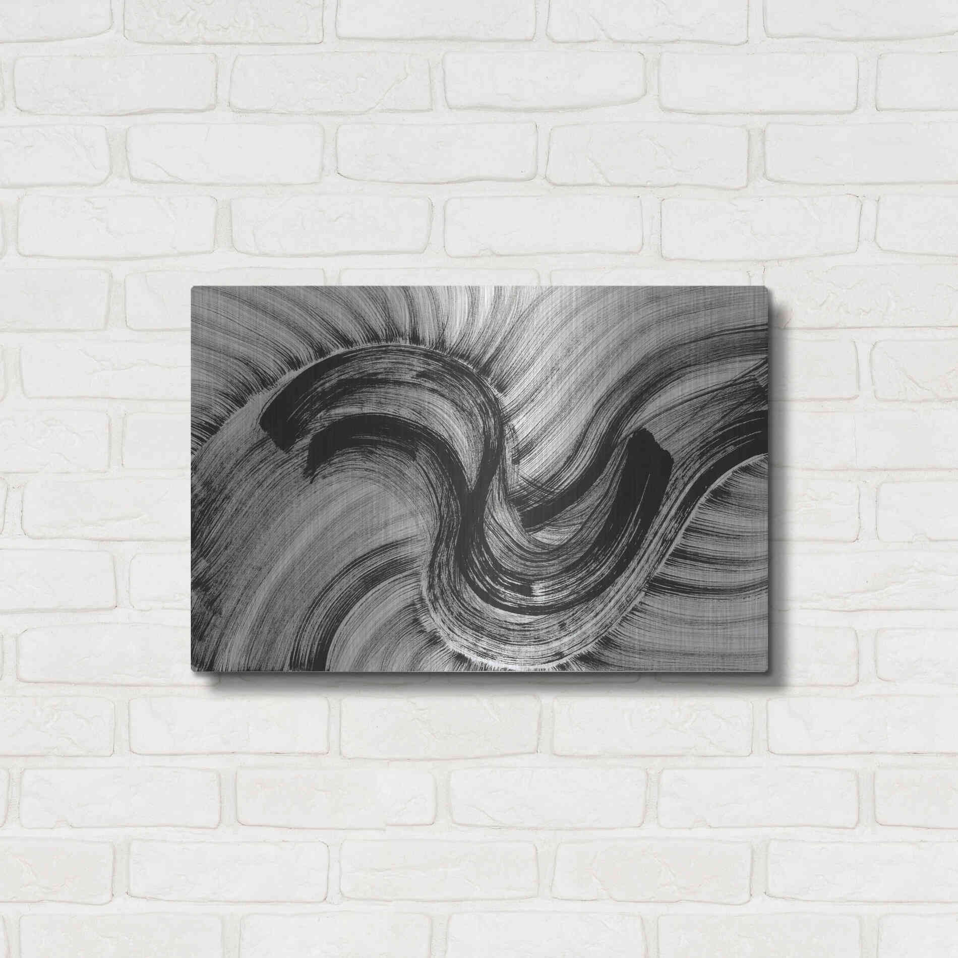 Luxe Metal Art 'Cyclone' Metal Wall Art,24x16