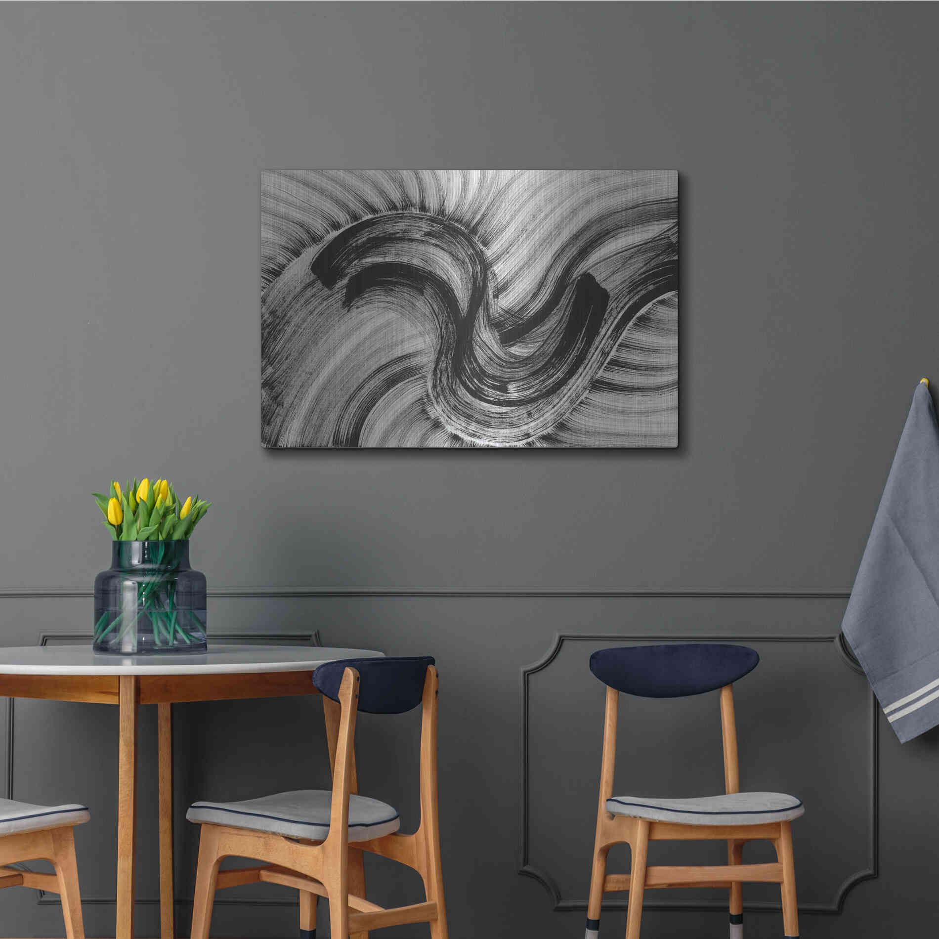 Luxe Metal Art 'Cyclone' Metal Wall Art,36x24