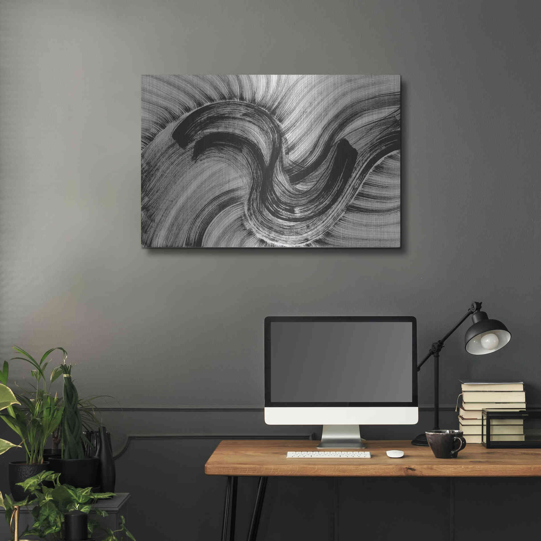 Luxe Metal Art 'Cyclone' Metal Wall Art,36x24