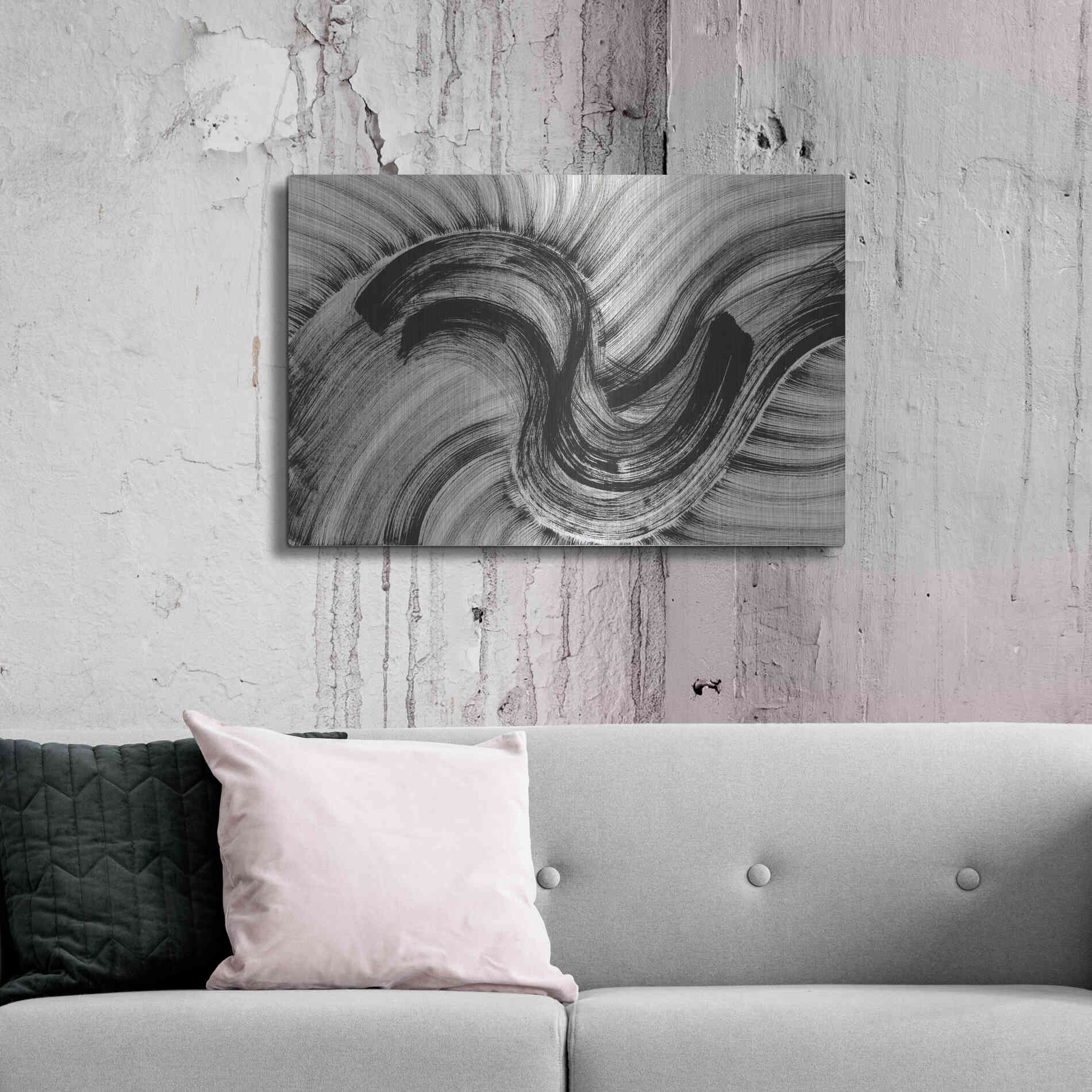 Luxe Metal Art 'Cyclone' Metal Wall Art,36x24