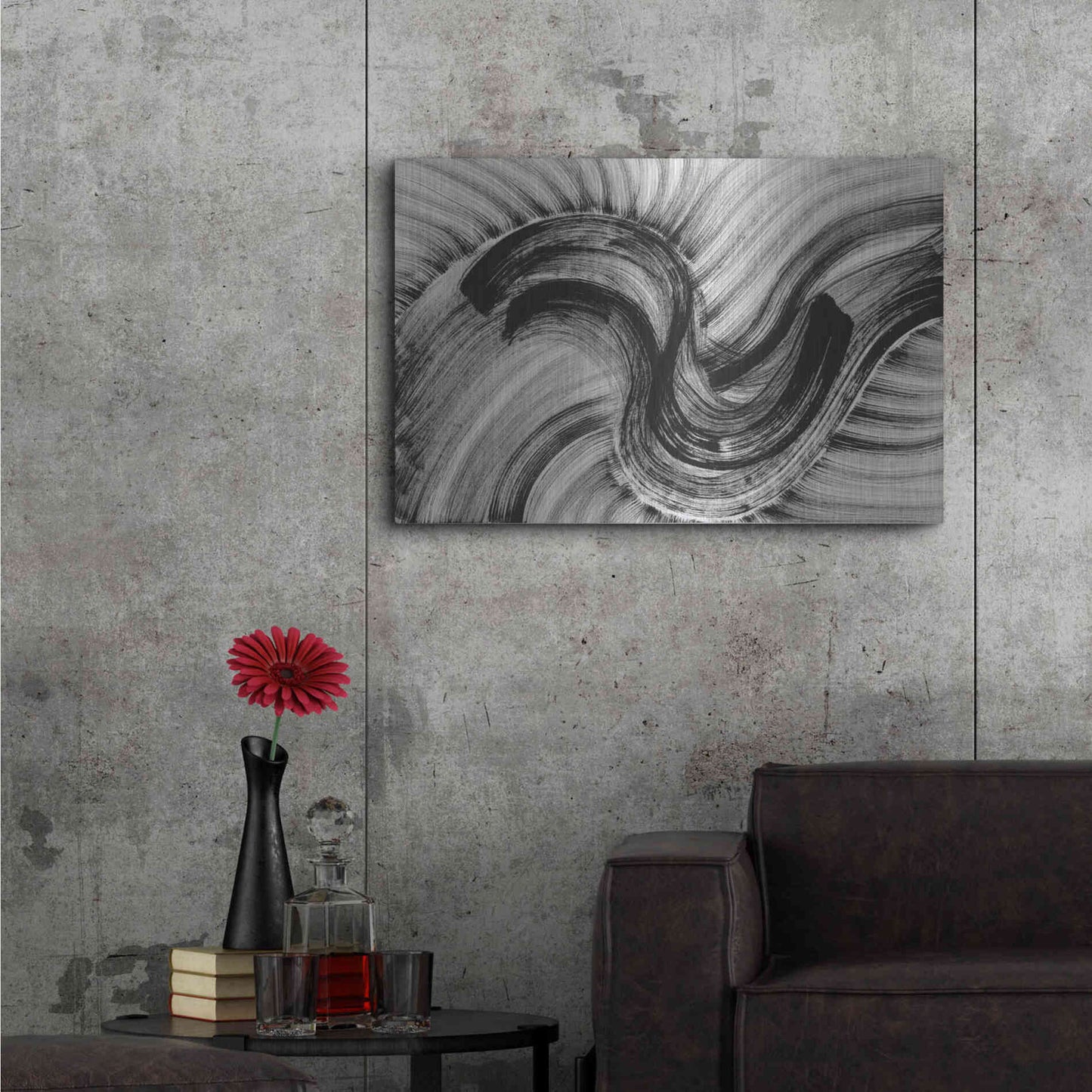 Luxe Metal Art 'Cyclone' Metal Wall Art,36x24