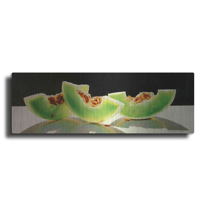 Luxe Metal Art 'Honeydew Rainbows' by Cecile Baird, Metal Wall Art