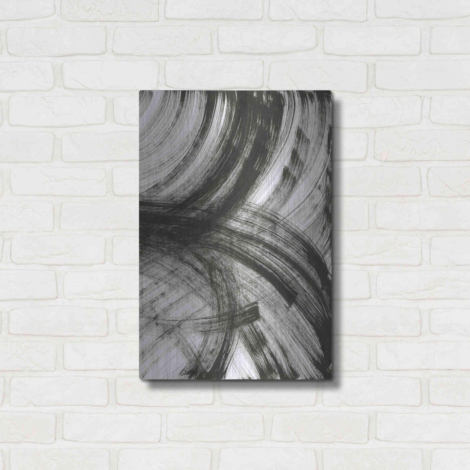 Luxe Metal Art 'Wind' Metal Wall Art,16x24