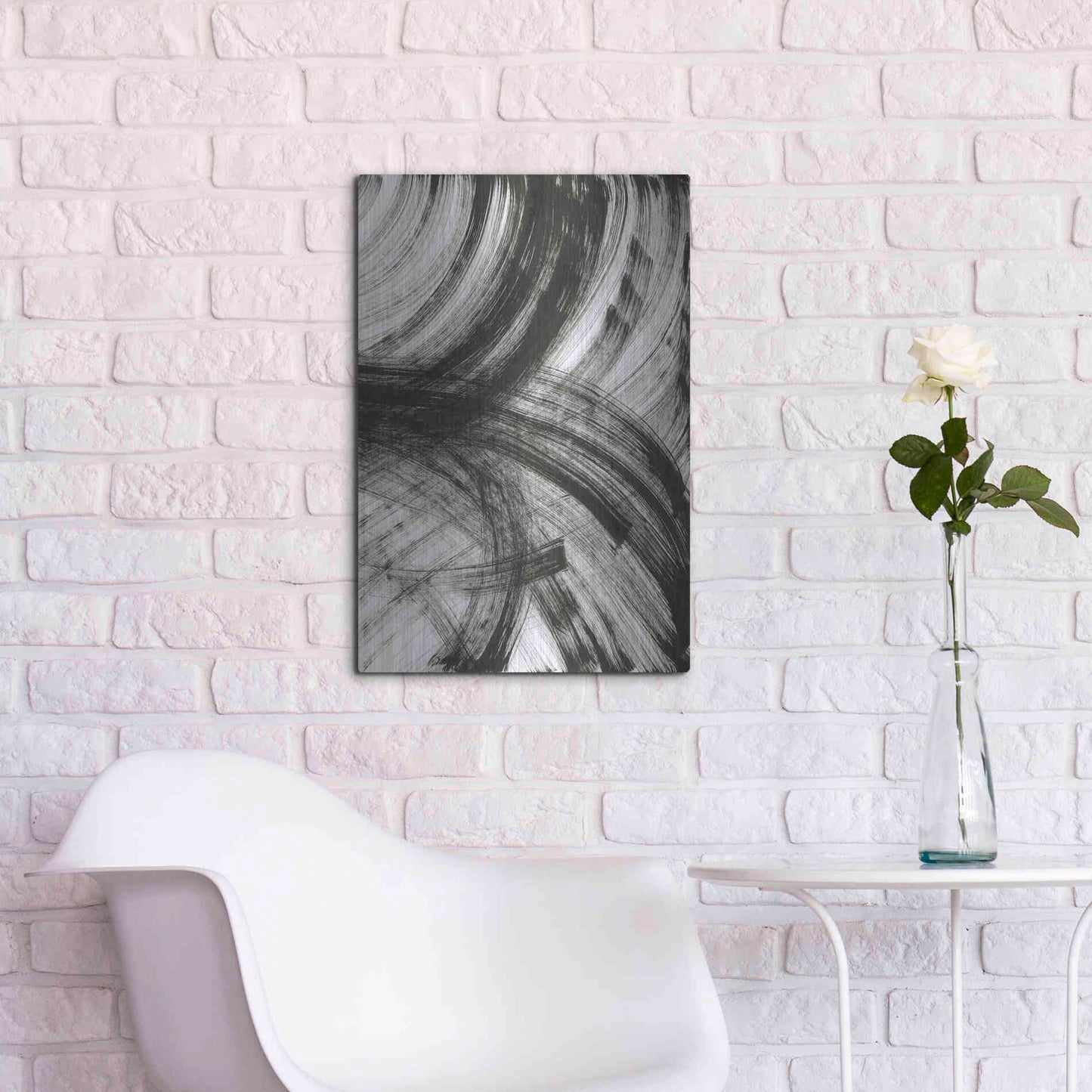 Luxe Metal Art 'Wind' Metal Wall Art,16x24