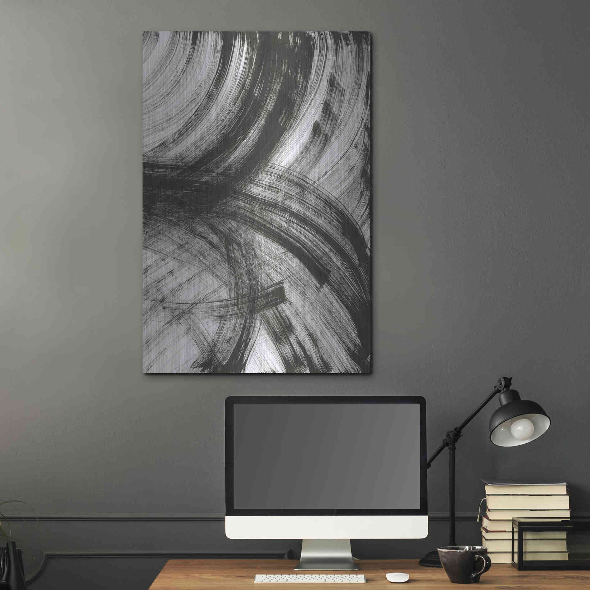 Luxe Metal Art 'Wind' Metal Wall Art,24x36