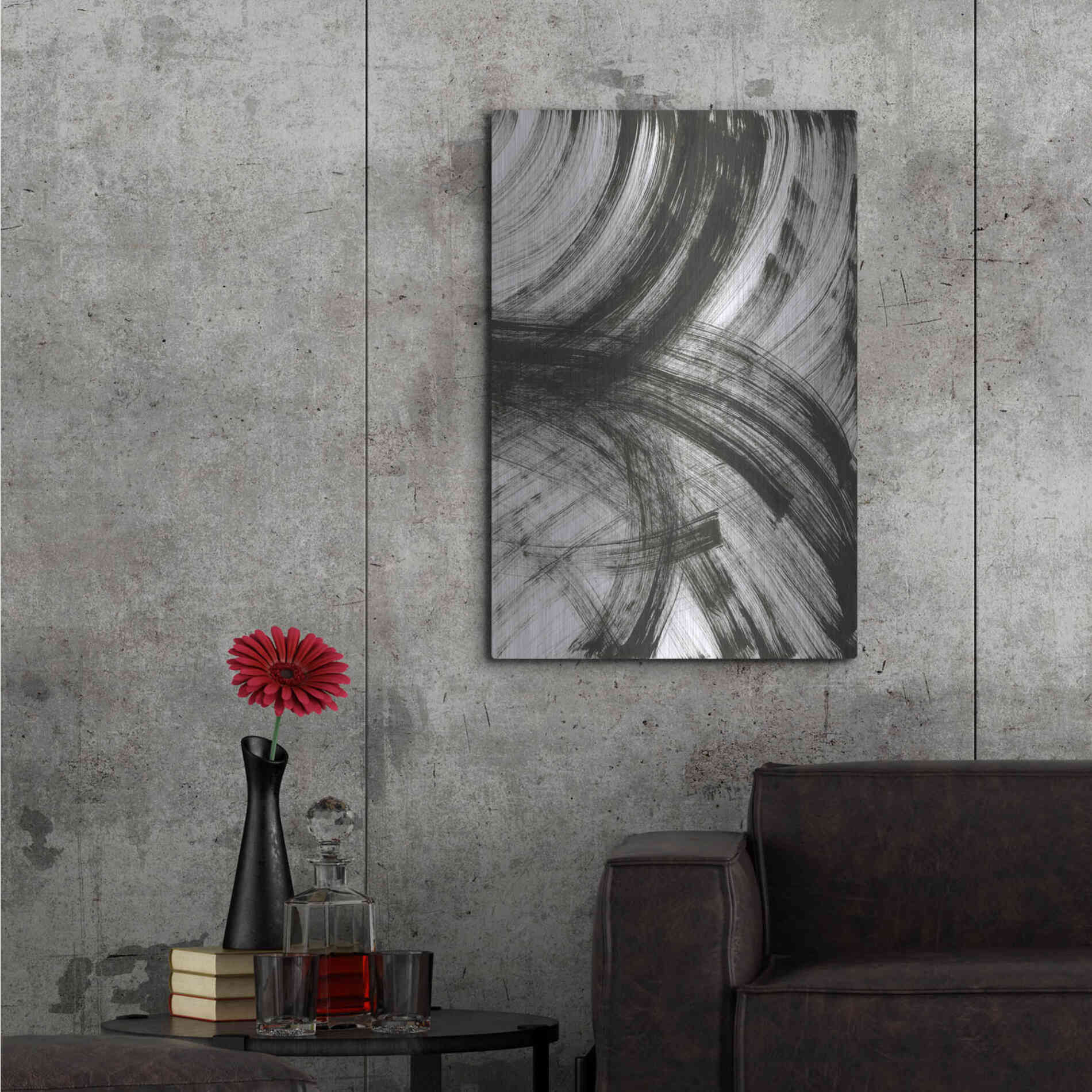 Luxe Metal Art 'Wind' Metal Wall Art,24x36