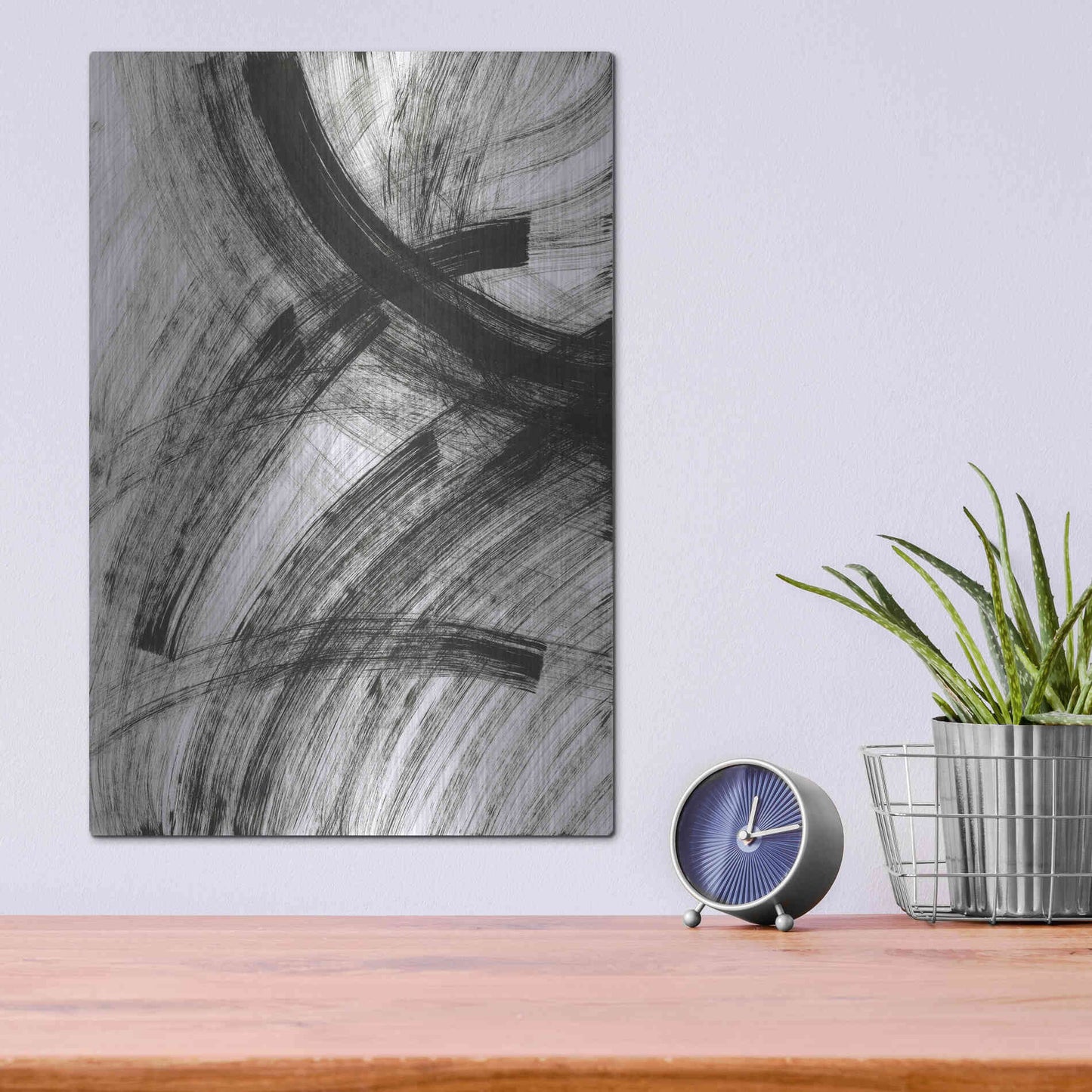 Luxe Metal Art 'Noctilucent' Metal Wall Art,12x16