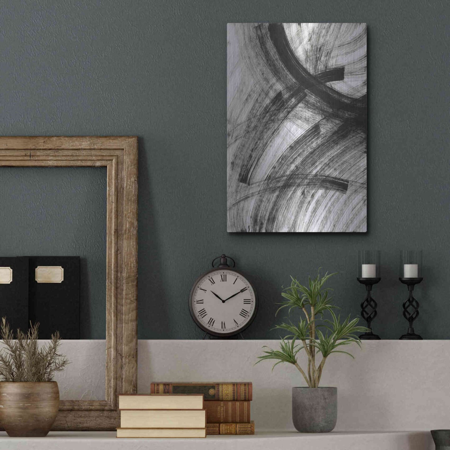 Luxe Metal Art 'Noctilucent' Metal Wall Art,12x16