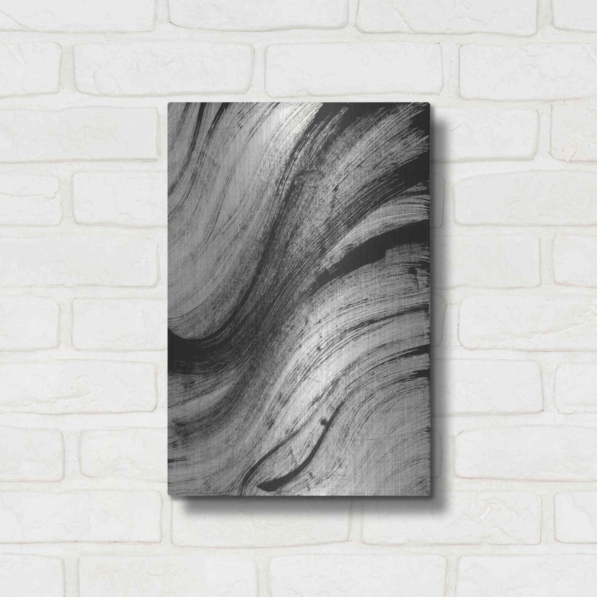 Luxe Metal Art 'Squall' Metal Wall Art,12x16