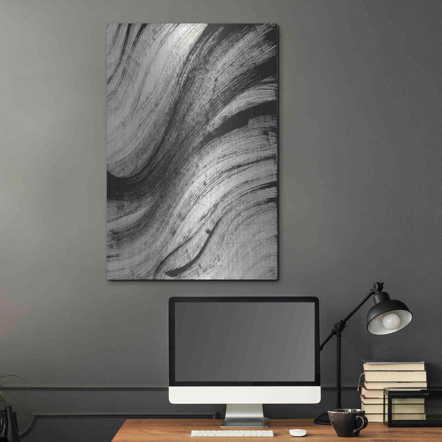 Luxe Metal Art 'Squall' Metal Wall Art,24x36