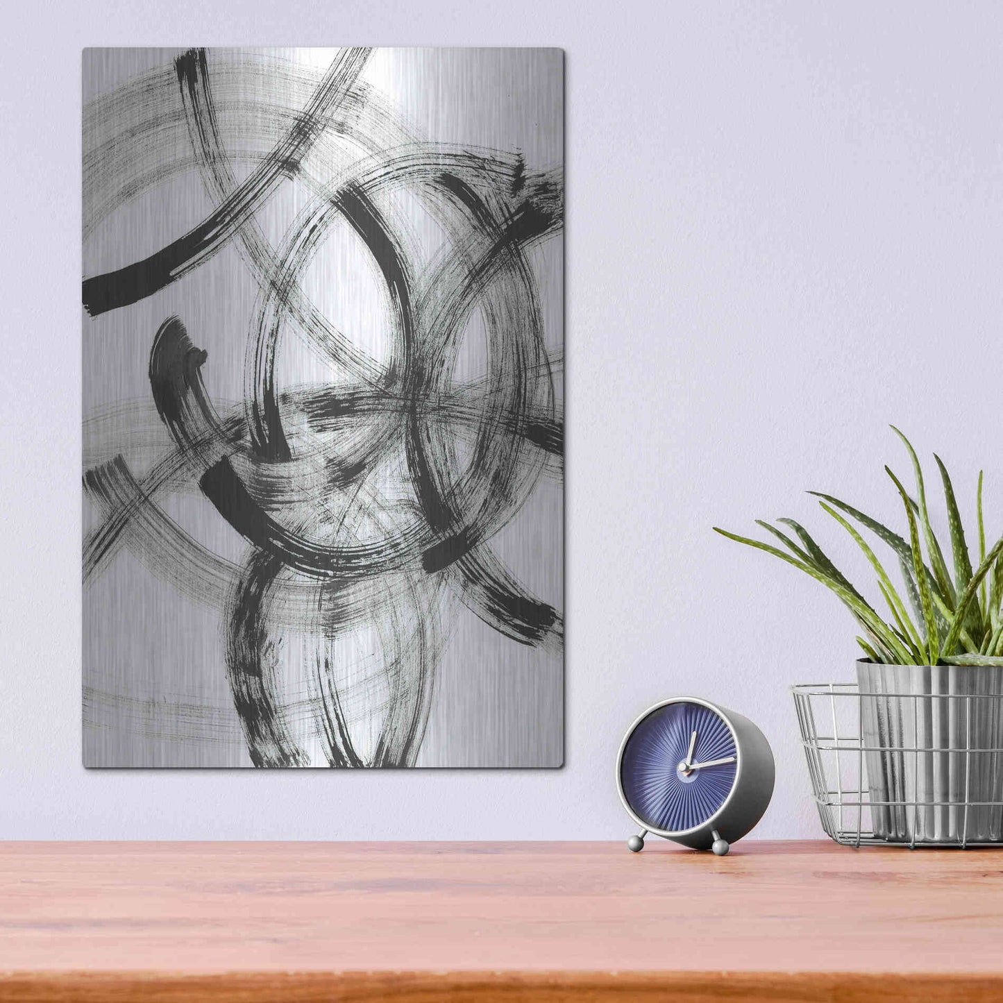 Luxe Metal Art 'Supercell' Metal Wall Art,12x16