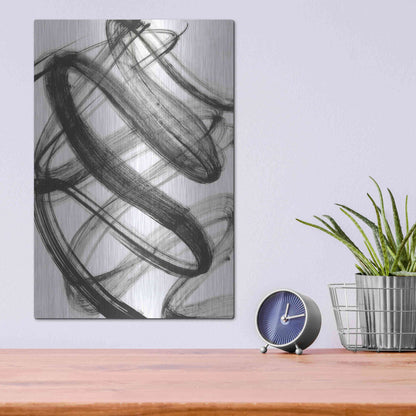 Luxe Metal Art 'Lahar' Metal Wall Art,12x16