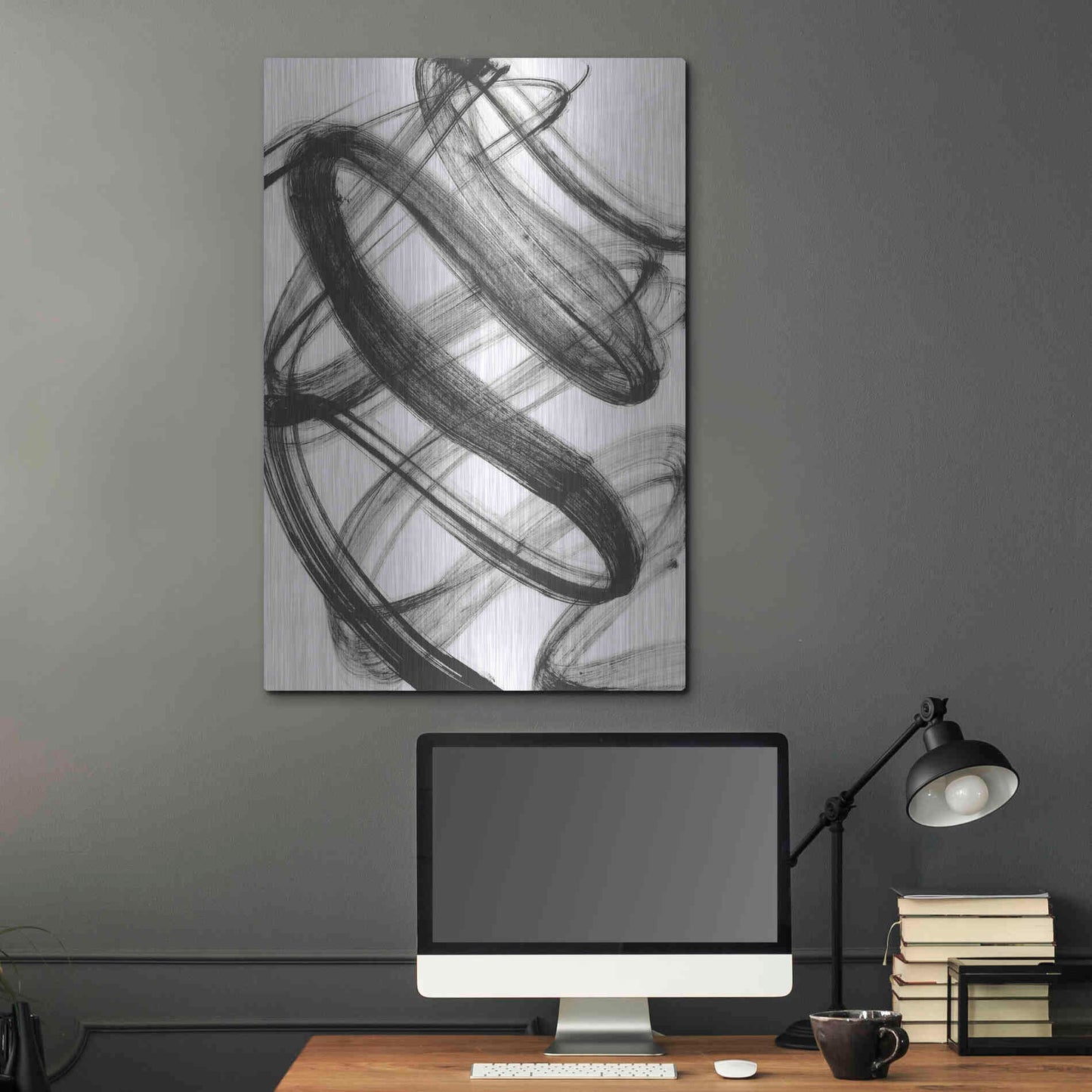 Luxe Metal Art 'Lahar' Metal Wall Art,24x36