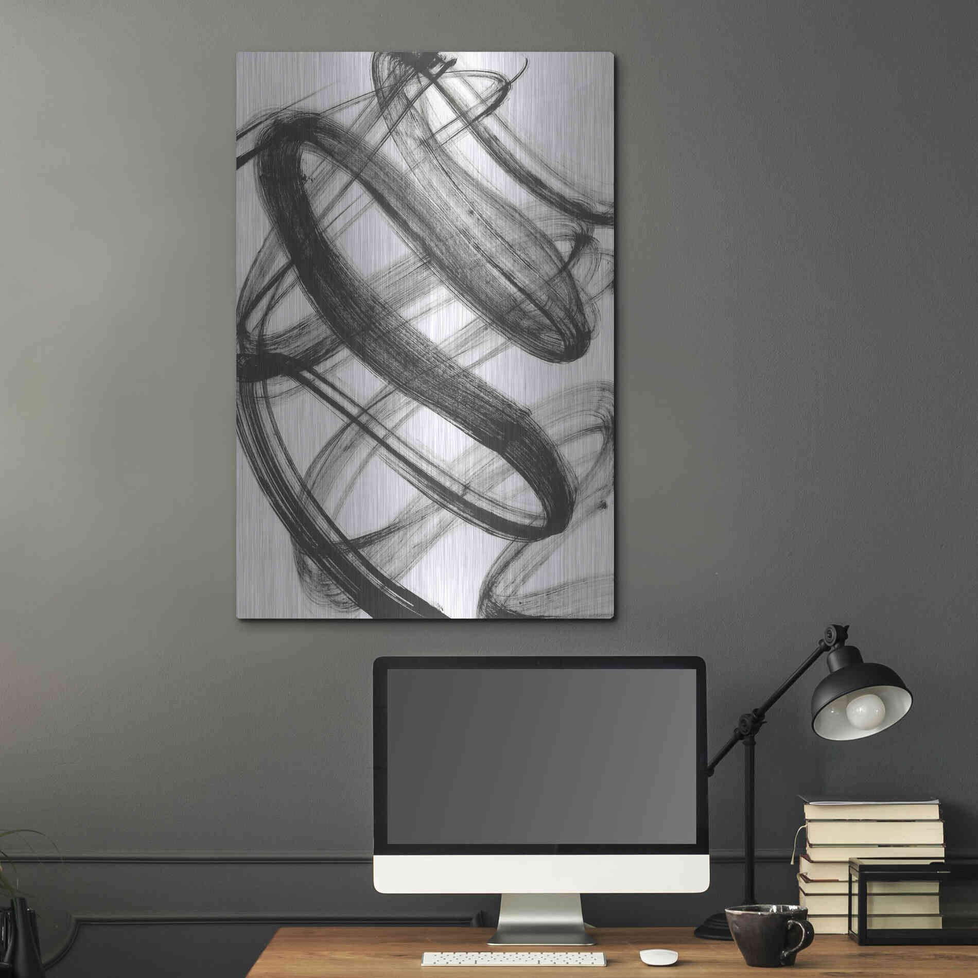 Luxe Metal Art 'Lahar' Metal Wall Art,24x36