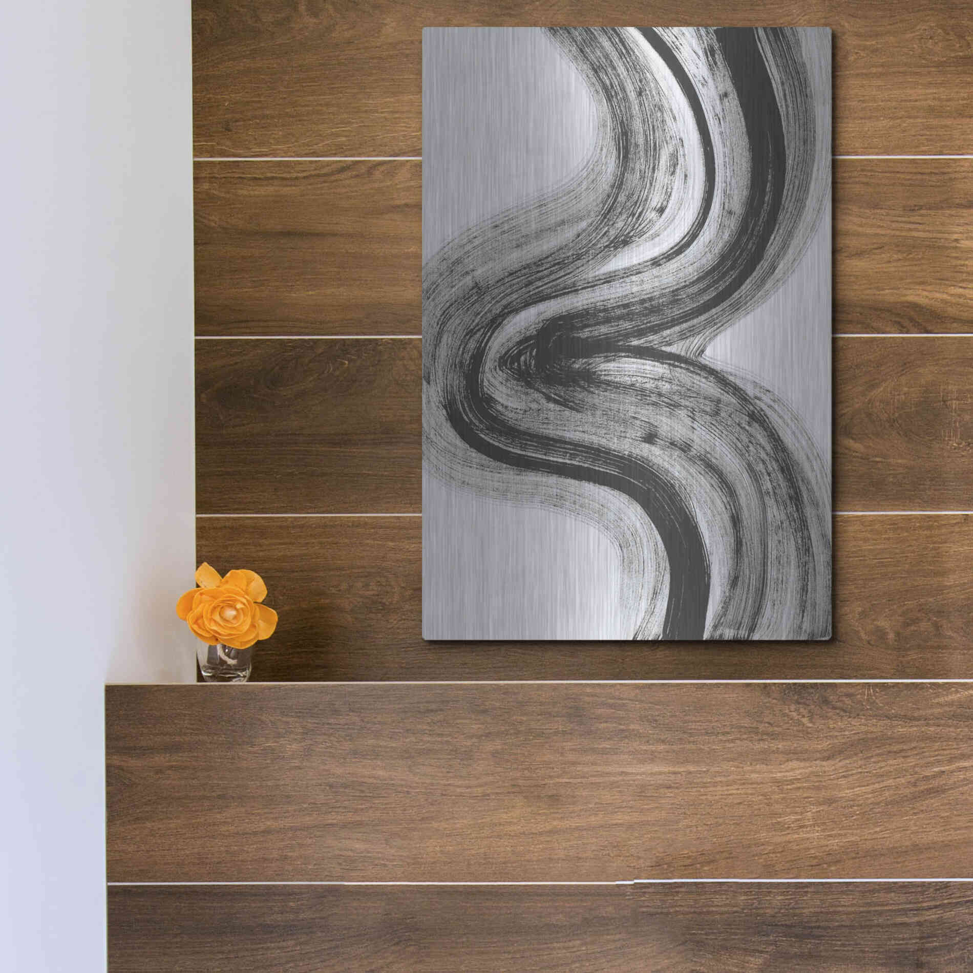 Luxe Metal Art 'Shakane1' Metal Wall Art,12x16