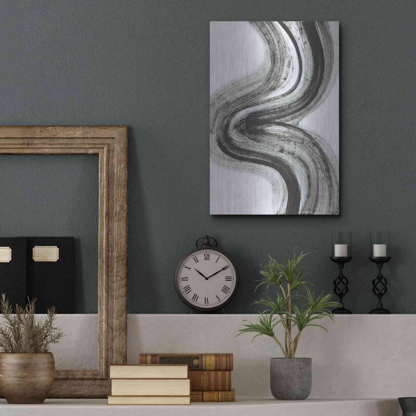 Luxe Metal Art 'Shakane1' Metal Wall Art,12x16
