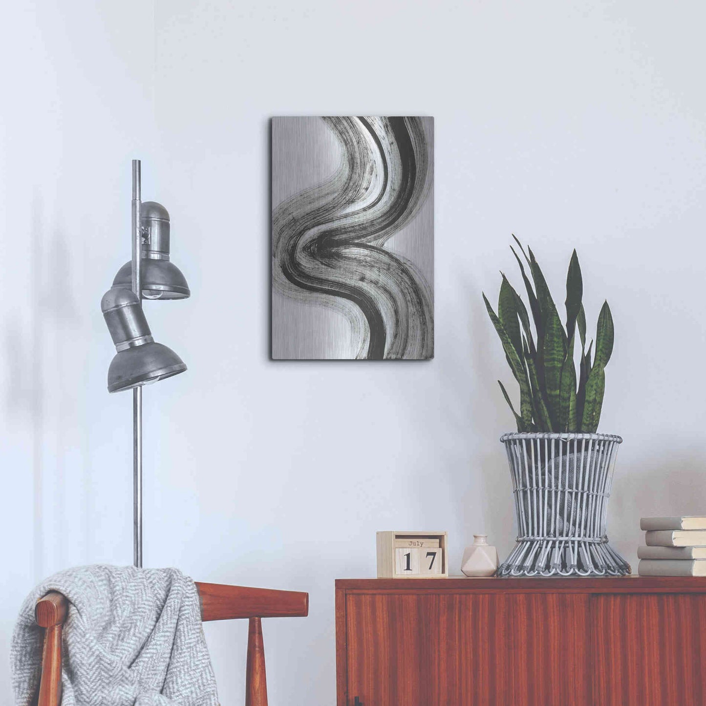 Luxe Metal Art 'Shakane1' Metal Wall Art,16x24