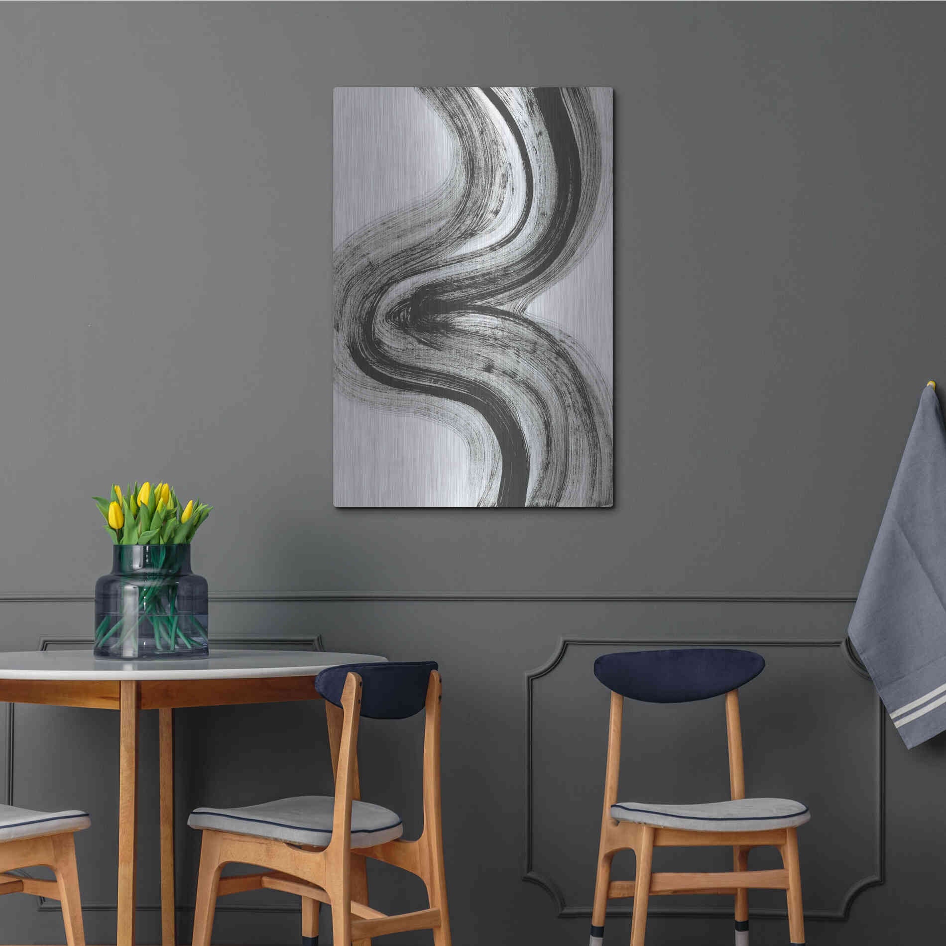 Luxe Metal Art 'Shakane1' Metal Wall Art,24x36