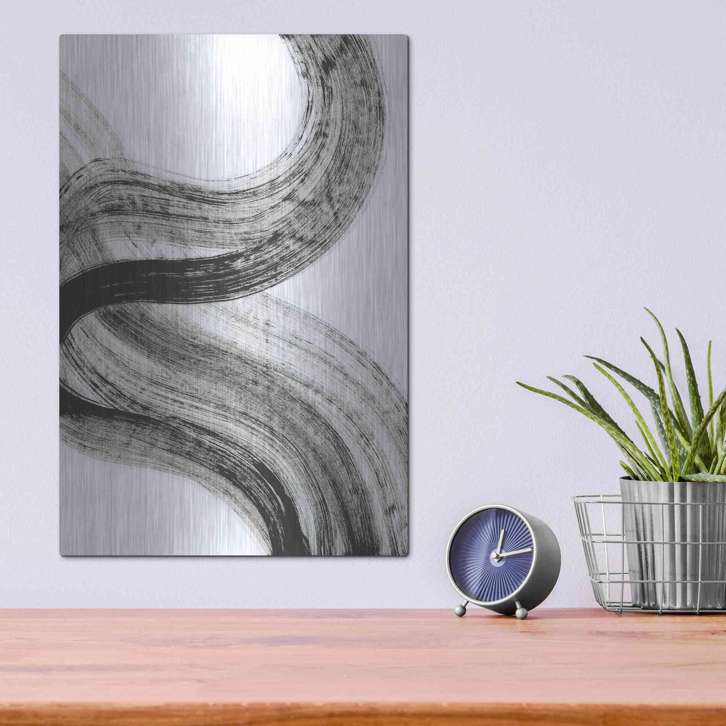 Luxe Metal Art 'Shakane2' Metal Wall Art,12x16