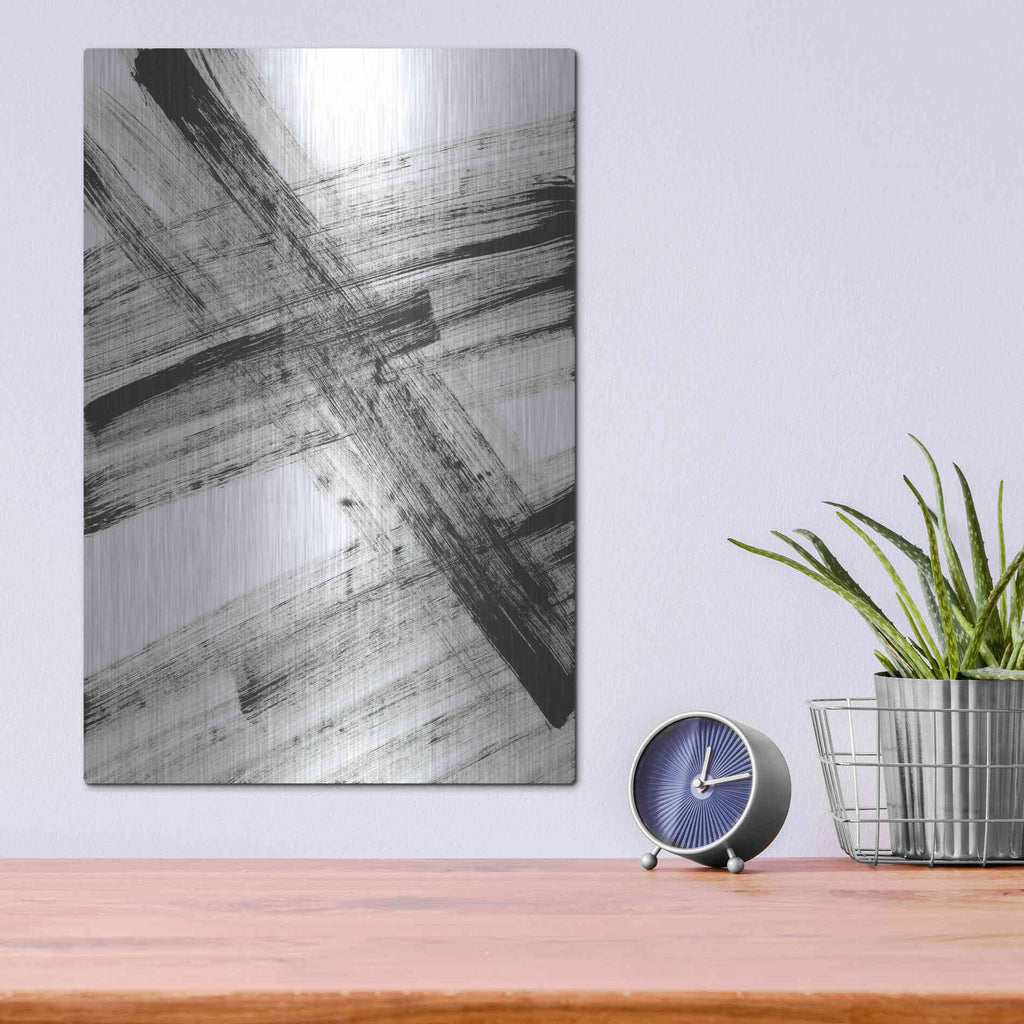 Luxe Metal Art 'Rush Hour' Metal Wall Art,12x16