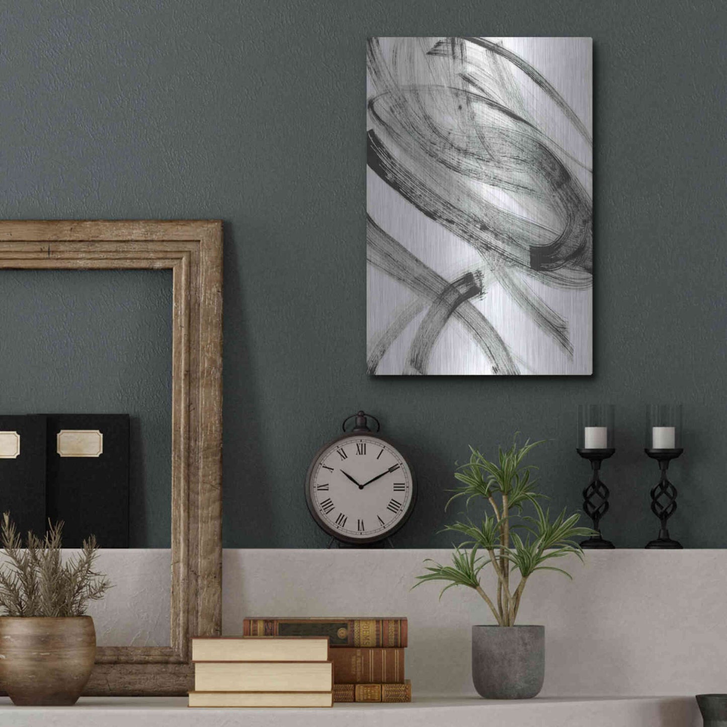 Luxe Metal Art 'Zawn' Metal Wall Art,12x16