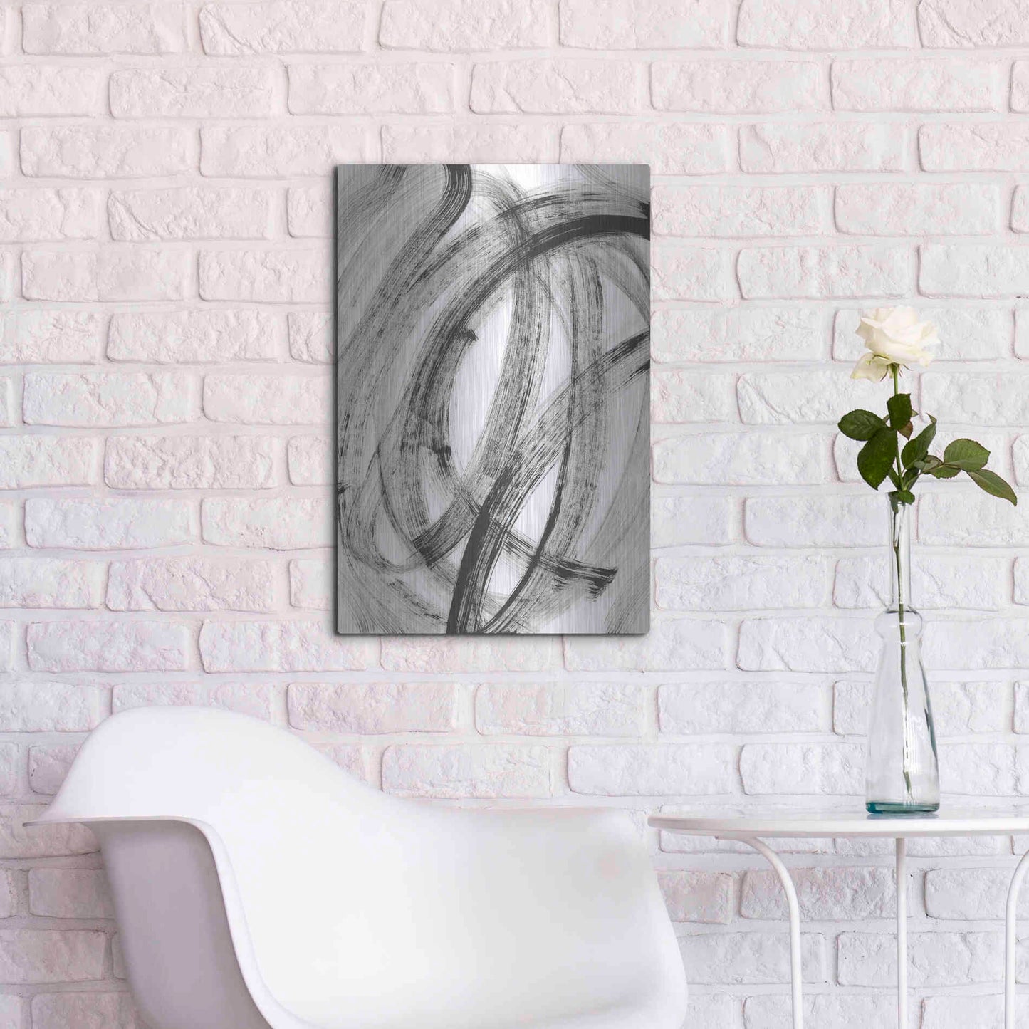 Luxe Metal Art 'Going in Circles' Metal Wall Art,16x24