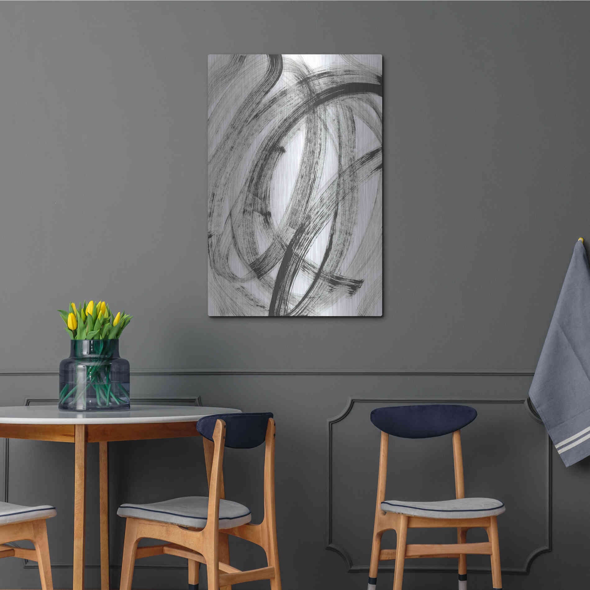 Luxe Metal Art 'Going in Circles' Metal Wall Art,24x36