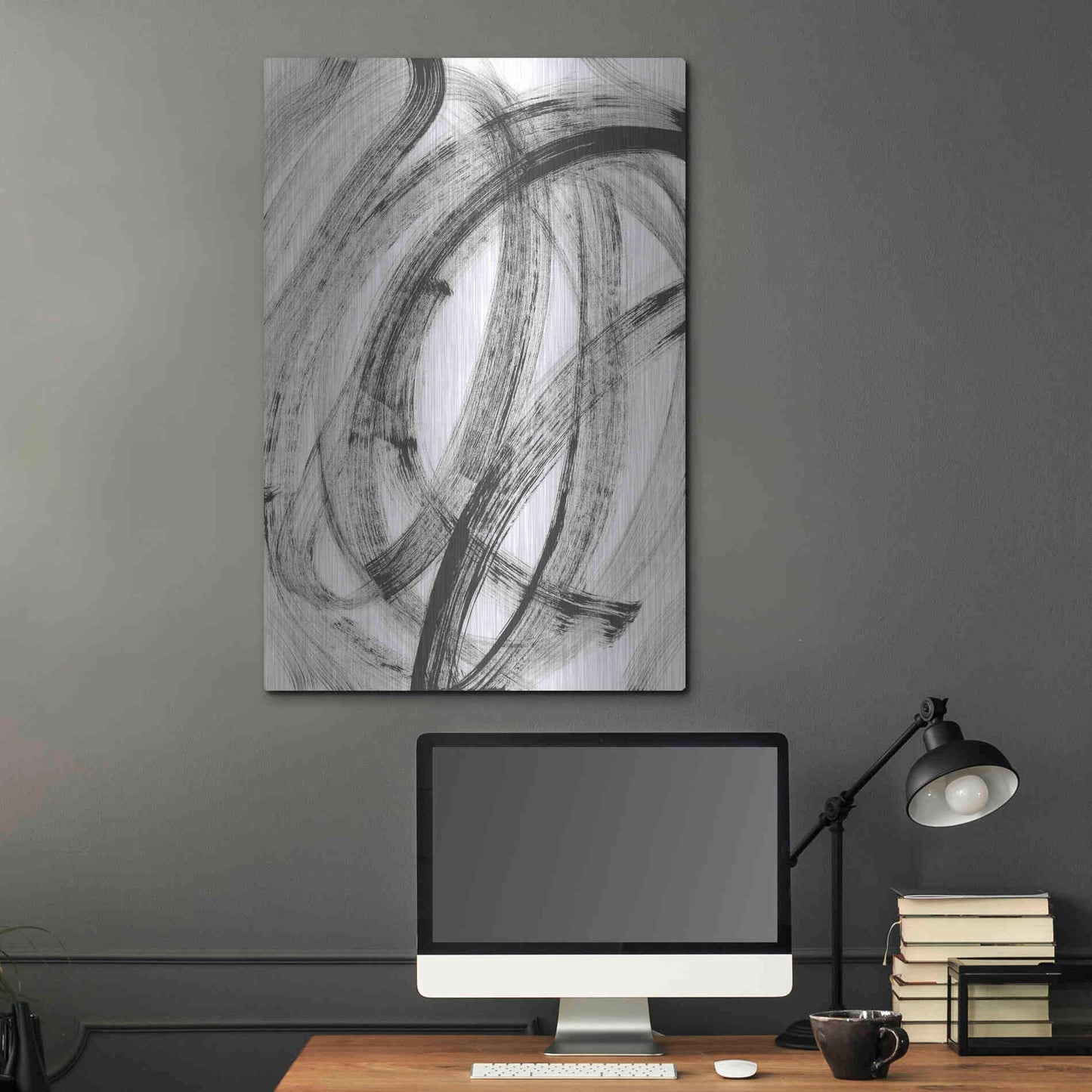 Luxe Metal Art 'Going in Circles' Metal Wall Art,24x36