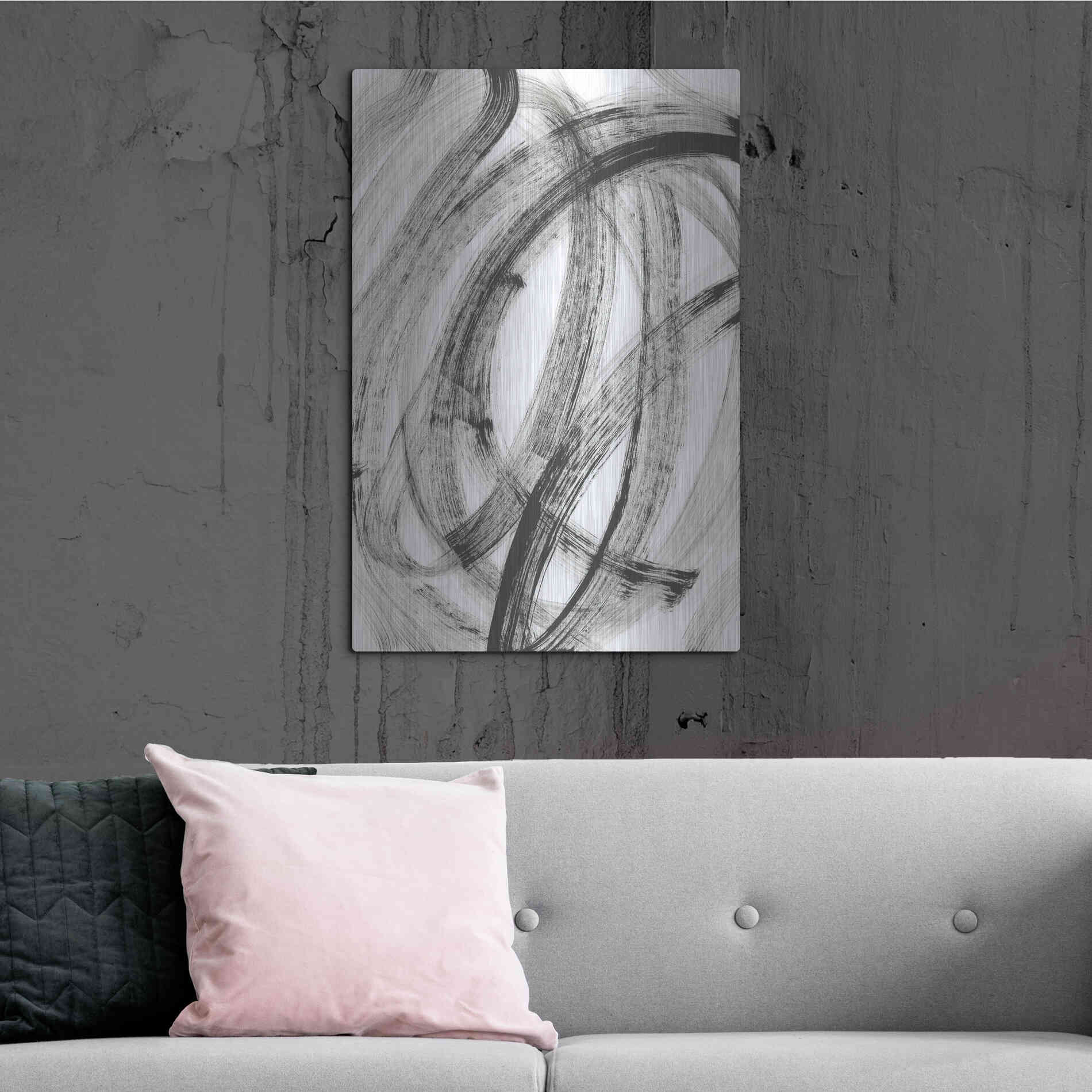 Luxe Metal Art 'Going in Circles' Metal Wall Art,24x36