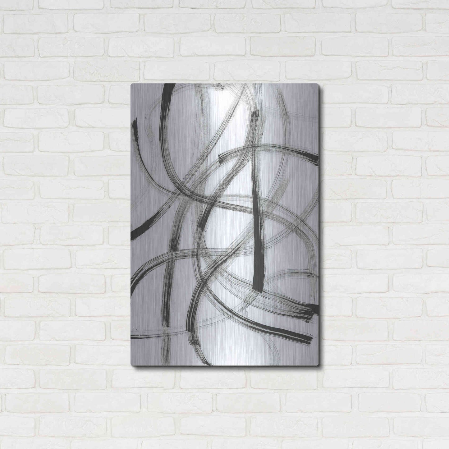 Luxe Metal Art 'Wrong Turn' Metal Wall Art,24x36