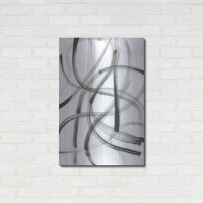 Luxe Metal Art 'Wrong Turn' Metal Wall Art,24x36