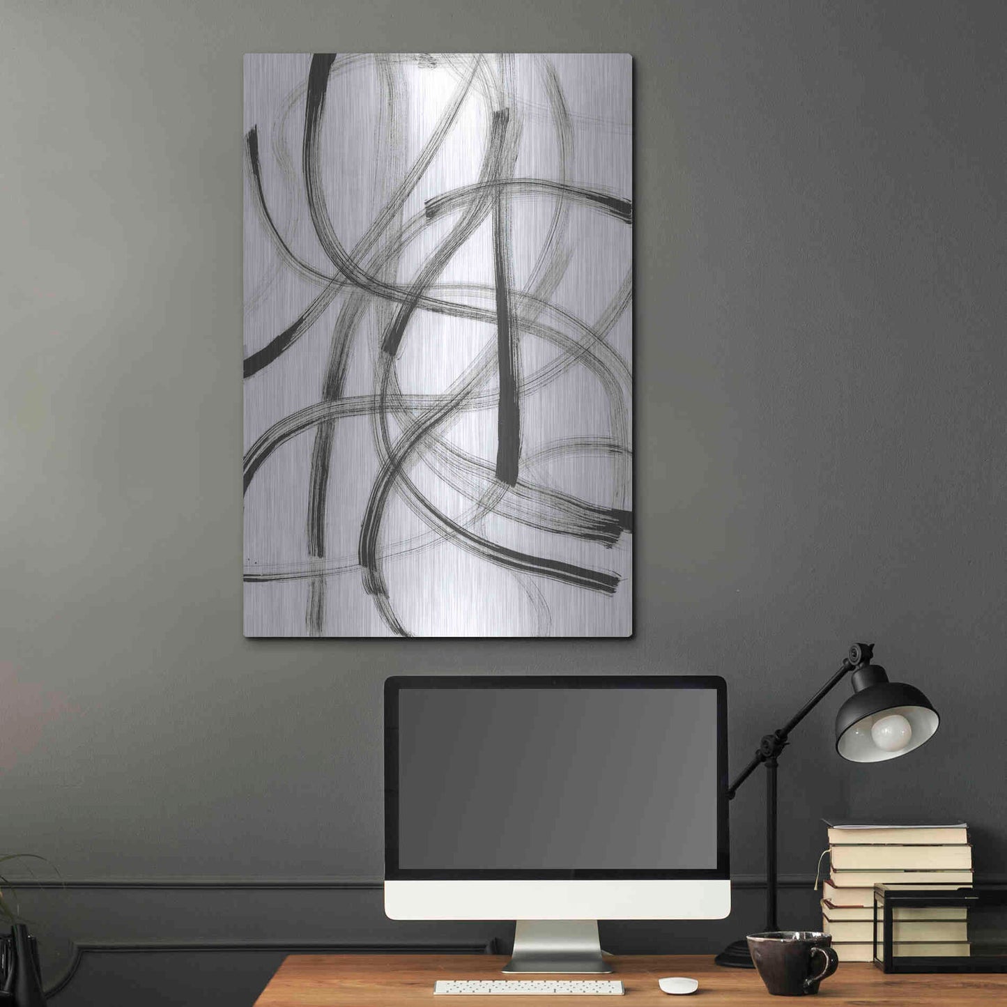 Luxe Metal Art 'Wrong Turn' Metal Wall Art,24x36