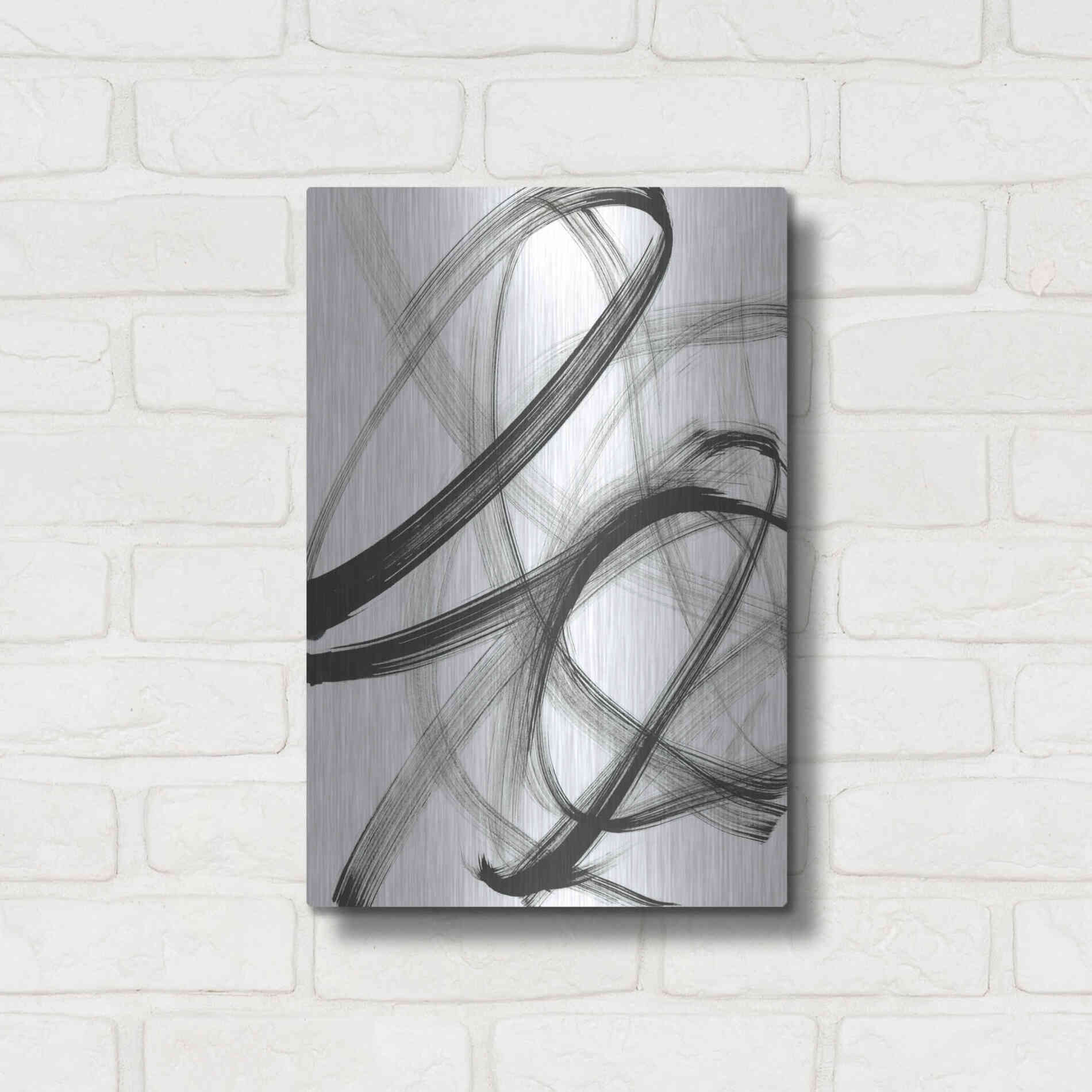 Luxe Metal Art 'Tornado' Metal Wall Art,12x16