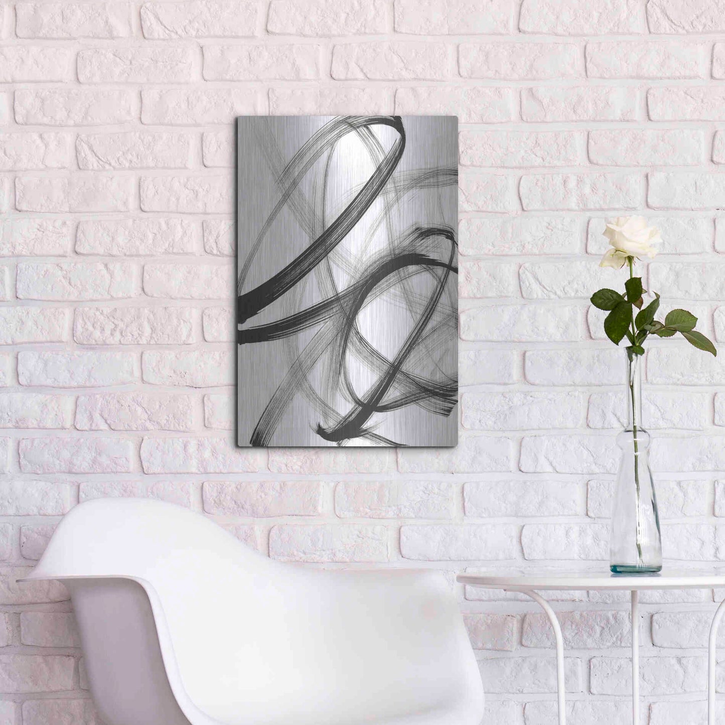 Luxe Metal Art 'Tornado' Metal Wall Art,16x24