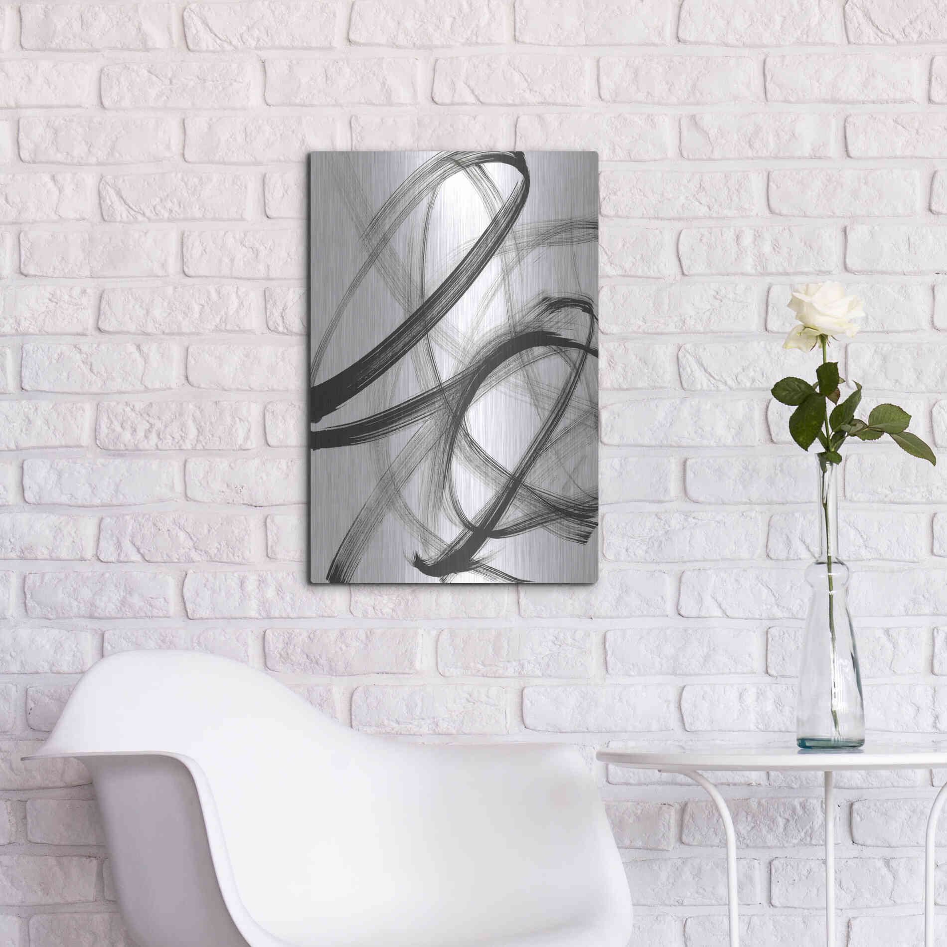 Luxe Metal Art 'Tornado' Metal Wall Art,16x24